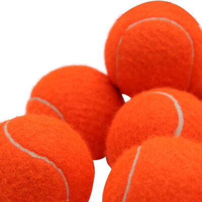 Tennis Balls, 18 Pack Training Tennis Balls Practice Balls with Mesh Bag for Easy Transport, Pet Dog Playing Balls, fit for Beginner Training Ball