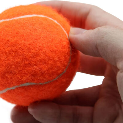 Tennis Balls, 18 Pack Training Tennis Balls Practice Balls with Mesh Bag for Easy Transport, Pet Dog Playing Balls, fit for Beginner Training Ball