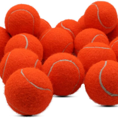 Tennis Balls, 18 Pack Training Tennis Balls Practice Balls with Mesh Bag for Easy Transport, Pet Dog Playing Balls, fit for Beginner Training Ball