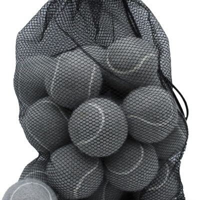 Tennis Balls, 18 Pack Training Tennis Balls Practice Balls with Mesh Bag for Easy Transport, Pet Dog Playing Balls, fit for Beginner Training Ball