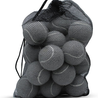 Tennis Balls, 18 Pack Training Tennis Balls Practice Balls with Mesh Bag for Easy Transport, Pet Dog Playing Balls, fit for Beginner Training Ball