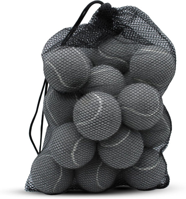 Tennis Balls, 18 Pack Training Tennis Balls Practice Balls with Mesh Bag for Easy Transport, Pet Dog Playing Balls, fit for Beginner Training Ball