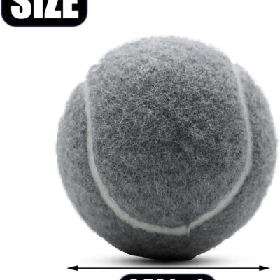 Tennis Balls, 18 Pack Training Tennis Balls Practice Balls with Mesh Bag for Easy Transport, Pet Dog Playing Balls, fit for Beginner Training Ball