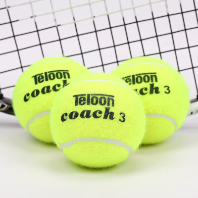 Teloon Pressure Training Tennis Balls-12 or 18 Count-Mesh Carry Bag，4 Colors Available，Pressureless Training Exercise Tennis Balls for Beginners.