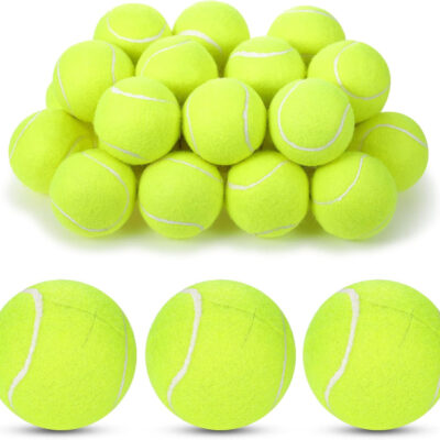 24 Pcs Precut Tennis Balls for Furniture Legs and Floor Protection Chairs Desks Furniture Tennis Balls for Chairs Feet Long Lasting Foot Covers(Black)