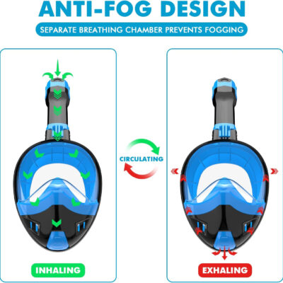 689c2ddd987e461bcce16189c0d37c33092cb63b309fd6f397eea.jpg Full Face Snorkel Mask, Snorkeling Gear for Adults Kids with Latest Dry Top Breathing System and Detachable Camera Mount, with 180 Degree Panoramic View