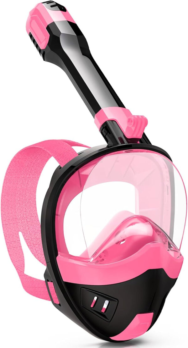689c2e05097c39f31acca4a760a8f4b98e1f885370ff8d119b4e6.jpg Full Face Snorkel Mask, Snorkeling Gear for Adults Kids with Latest Dry Top Breathing System and Detachable Camera Mount, with 180 Degree Panoramic View