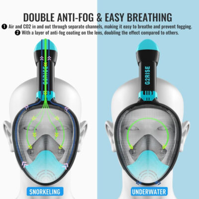 689c2f41679f703e442d54f482131cf37d8605a3fa9940364aa0a.jpg G2RISE Full Face Snorkel Mask Adults Snorkeling Set Gear for Kids with Detachable Camera Mount, Safe Breathing, Anti Fog Anti Leak