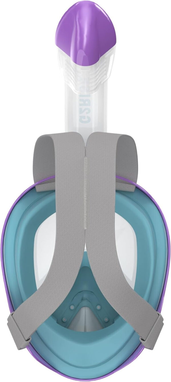 689c2f53446d33a39b3c5bbe3303bdbe56fc6a16c402233195293.jpg G2RISE Full Face Snorkel Mask Adults Snorkeling Set Gear for Kids with Detachable Camera Mount, Safe Breathing, Anti Fog Anti Leak