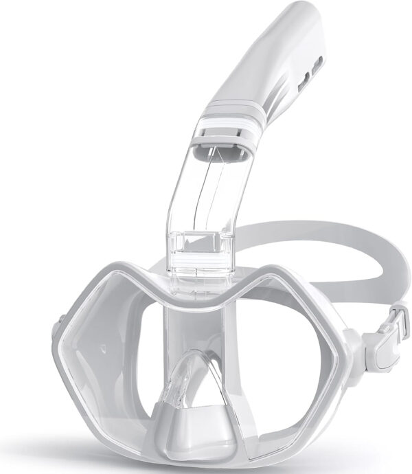 689c303dbe53268ff4885256be3137f27e5f476ef4e0aa4fbb60c.jpg Greatever Half Face Diving Mask, Innovative with Nose Breathing, Comfortable & Breathable Fit,Detachable Breathing Tube,and Home Water Sports