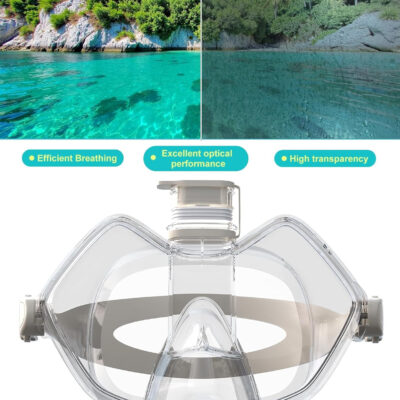 689c30617d8d0193fc55b583871e2351e1a6d1da45b99bfcaad51.jpg Greatever Half Face Diving Mask, Innovative with Nose Breathing, Comfortable & Breathable Fit,Detachable Breathing Tube,and Home Water Sports