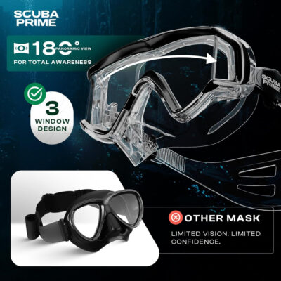 689c30b93f3b9b30436e2be8a2eb650c52e6ad67cc8e950bcc601.jpg Pano 3 Scuba Diving Mask, Tempered Glass Snorkel Mask Three-Window Scuba Mask No-Leak Dive Mask Silicone Skirt Diving Mask for Snorkeling and Scuba Use
