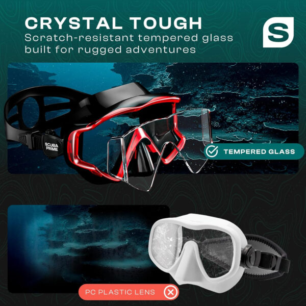 689c30c96f6a65f6db089ef64bb8e49c371bf213e840a7068e72c.jpg Pano 3 Scuba Diving Mask, Tempered Glass Snorkel Mask Three-Window Scuba Mask No-Leak Dive Mask Silicone Skirt Diving Mask for Snorkeling and Scuba Use