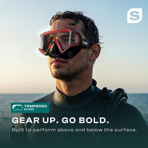 689c30cb7d862921c7b90d27e38bf999575d27c824202260e1680.jpg Pano 3 Scuba Diving Mask, Tempered Glass Snorkel Mask Three-Window Scuba Mask No-Leak Dive Mask Silicone Skirt Diving Mask for Snorkeling and Scuba Use