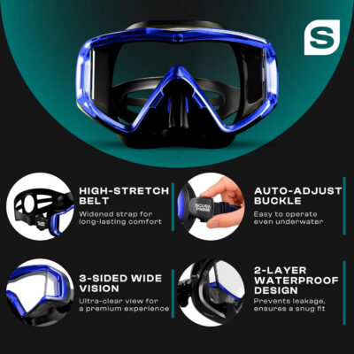 689c30d50c2c6f8cfa191732b820e3e1fc3026e146cc90b4a5b26.jpg Pano 3 Scuba Diving Mask, Tempered Glass Snorkel Mask Three-Window Scuba Mask No-Leak Dive Mask Silicone Skirt Diving Mask for Snorkeling and Scuba Use