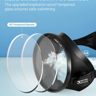 689c310d2d20b62057e57af2d044915468e8116fb01542ab30752.jpg Diving Mask Snorkeling Scuba Free Diving Swimming Goggles for Adults Women Men Youth HD Oval Tempered Glass Lens 180° Wide Clear Vision Anti Leak Anti Fog Swim Goggles Food-Grade Silicone