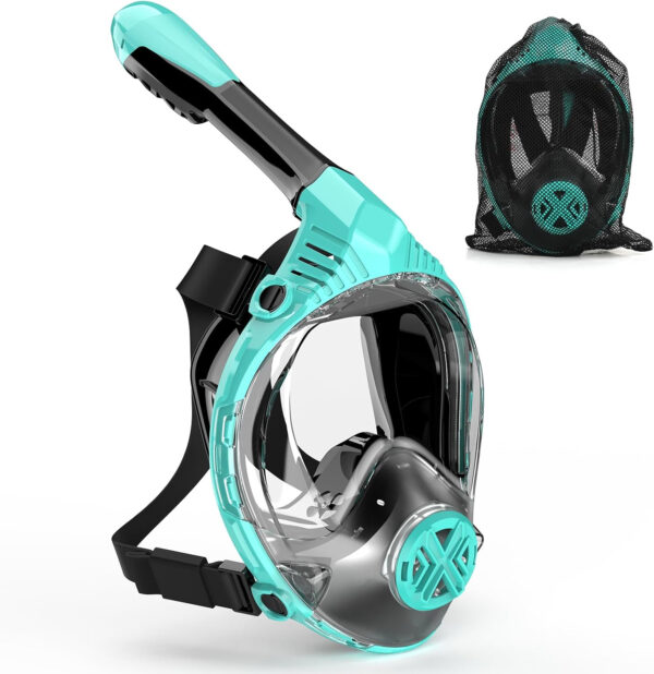 689c313dd5fc9468e7c99c356c2815e7fee42a061ffc5bf2a4bec.jpg Full Face Snorkel Mask for Adults, Snorkeling Gear for Kids, Anti-Fog & Anti-Leak Design with 180° Panoramic View, Dry Top Breathing System, Ideal for Scuba Diving, Snorkeling