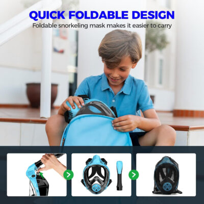 689c3155e7a68435153d4a5301e828334bf06968fc58064ff6ad2.jpg Full Face Snorkel Mask for Adults, Snorkeling Gear for Kids, Anti-Fog & Anti-Leak Design with 180° Panoramic View, Dry Top Breathing System, Ideal for Scuba Diving, Snorkeling
