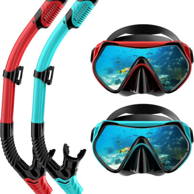 689c32052833dc5fffa322d3110d91338dfd70ac7cf4a07e21b16.jpg Snorkeling Gear for Adults, Dry-Top Snorkel Set Scuba Diving mask, 180°Panoramic Wide View Professional Snorkeling Gear Breathing Freely Snorkel Mask