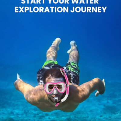 OutdoorMaster Mobula Snorkeling Gear for Adults, Diving Mask and Snorkel Set with Tempered Glass Anti-Fog, TOP Dry Snorkel for Diving Snorkeling Swimming