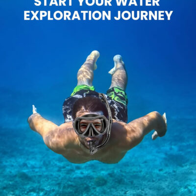 OutdoorMaster Mobula Snorkeling Gear for Adults, Diving Mask and Snorkel Set with Tempered Glass Anti-Fog, TOP Dry Snorkel for Diving Snorkeling Swimming