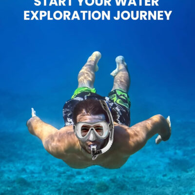 OutdoorMaster Mobula Snorkeling Gear for Adults, Diving Mask and Snorkel Set with Tempered Glass Anti-Fog, TOP Dry Snorkel for Diving Snorkeling Swimming
