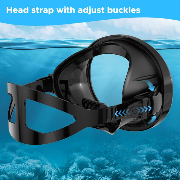 689c34009805e383ec5ed805d176320dcd68ab865cba841cd66cb.jpg Scuba Mask, Oval Adults Diving Mask, Snorkeling Gear Freediving Mask, Goggles for Snorkel, Swimming Mask for Spearfishing, Tempered Glass HD Anti-Fog
