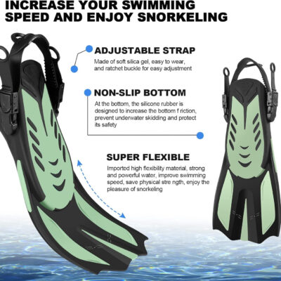 689c357e7c95c4cd58daf46b04156a1a8eb8792b9cfc7a3b802fe.jpg Odoland Snorkeling Packages for Adults & Youth, Full Face Snorkel Mask with Camera Mount, Adjustable Swim Fins, Mesh Bag, Anti-Fog Anti-Leak Scuba Diving Gear for Men & Women