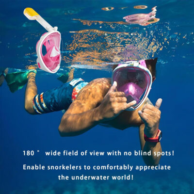 689c360c3dee1ef4fe23c6c57b530f4b39e2a5f23ba8ddee69fdc.jpg Full Face Dry Snorkeling Mask, Suitable for Beginners Snorkeling Equipment, Free Breathing, 180 Degree Panoramic View, Anti Fog and Leak Proof, It’s The Best Gift for Summer.