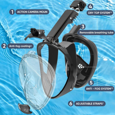689c36b09077a790483de5e748c0efbee8b5f481f30f305c8e3b3.jpg HD Full Face Snorkel Mask, Snorkeling Gear for Adults with 180° Anti-Fog HD View and Detachable Camera Mount, Anti-Leak Snorkel Mask Adult Youth
