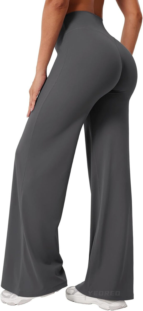 689c39e094e2ee58ddffa9e942ce7b75ac35cd6c0884b6b0b88fd.jpg YEOREO Workout Leggings Womens No Front Seam Straight Leggings High Waist Buttery Eddiy Gym Yoga Pants