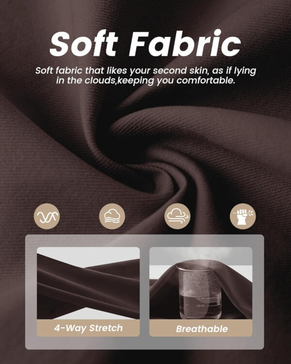 NexiEpoch 4 Pack Leggings for Women - High Waisted Tummy Control Soft Black Capri Yoga Pants with Pockets for Workout