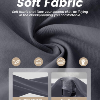 NexiEpoch 4 Pack Leggings for Women - High Waisted Tummy Control Soft Black Capri Yoga Pants with Pockets for Workout