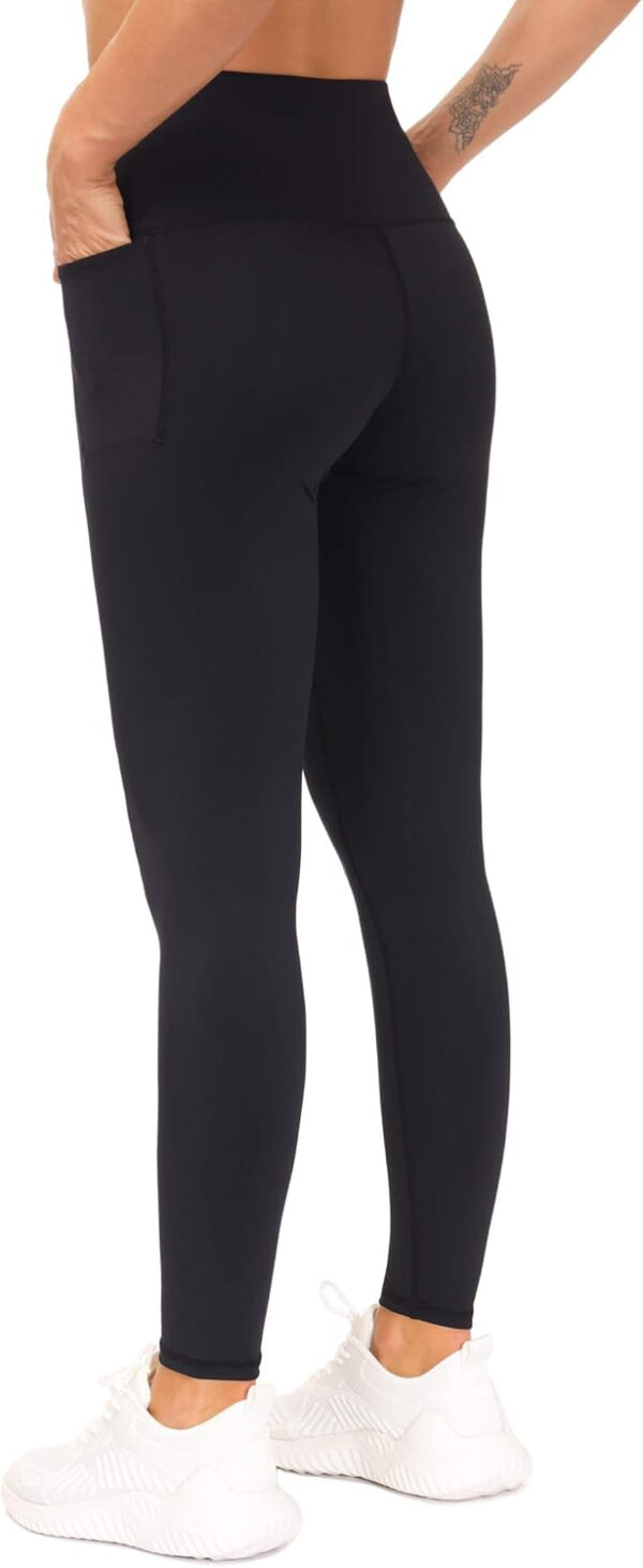 THE GYM PEOPLE Tummy Control Workout Leggings with Pockets High Waist Athletic Yoga Pants for Women Running, Fitness