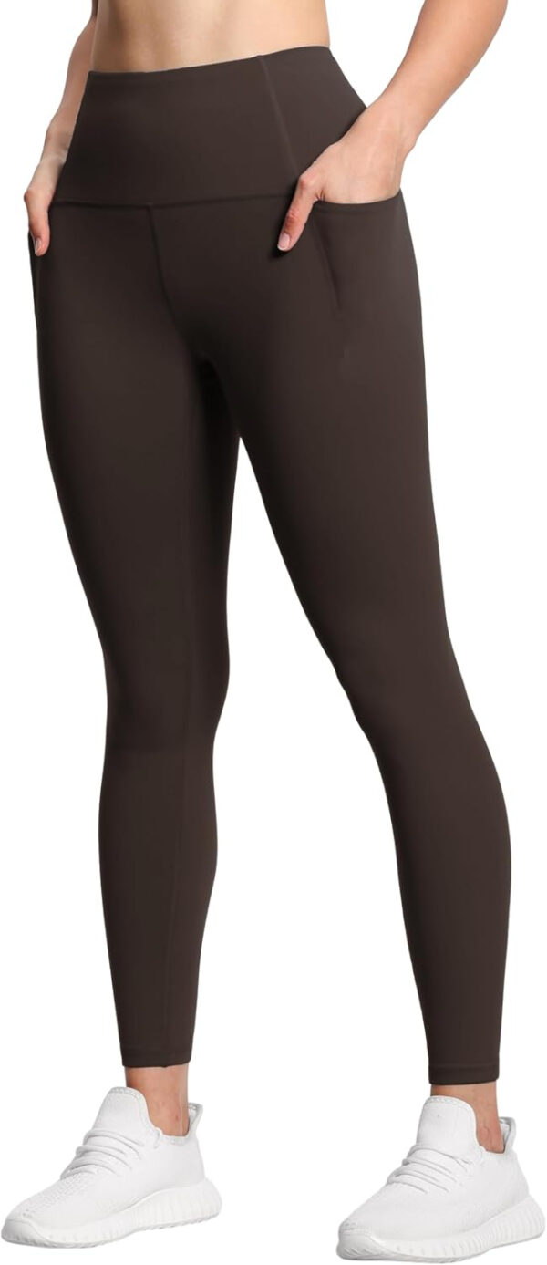 THE GYM PEOPLE Tummy Control Workout Leggings with Pockets High Waist Athletic Yoga Pants for Women Running, Fitness