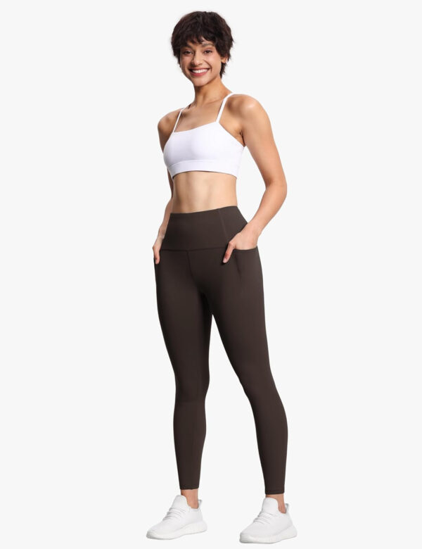 THE GYM PEOPLE Tummy Control Workout Leggings with Pockets High Waist Athletic Yoga Pants for Women Running, Fitness