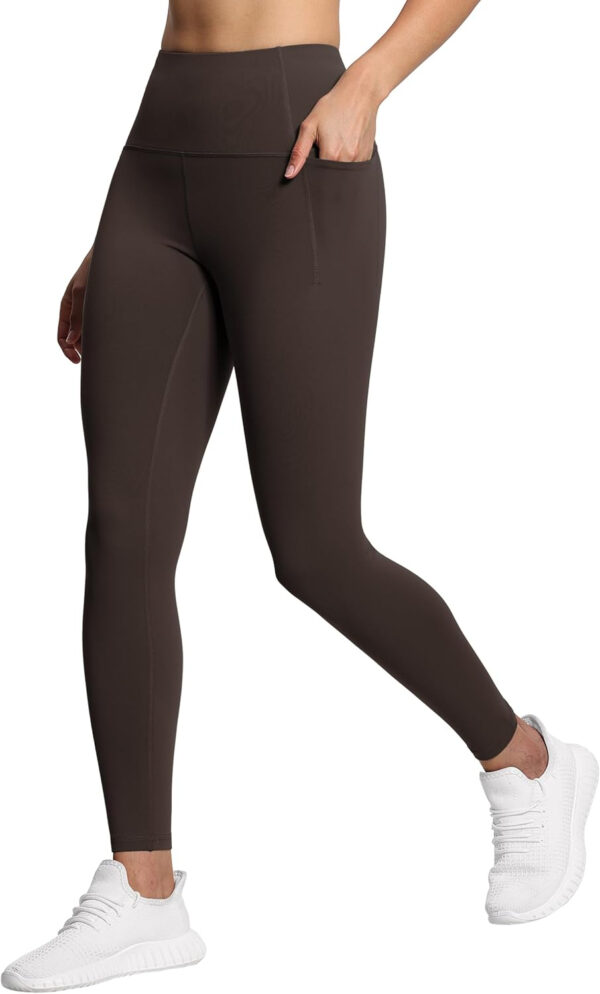 THE GYM PEOPLE Tummy Control Workout Leggings with Pockets High Waist Athletic Yoga Pants for Women Running, Fitness