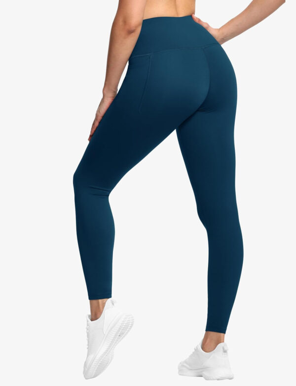 THE GYM PEOPLE Tummy Control Workout Leggings with Pockets High Waist Athletic Yoga Pants for Women Running, Fitness