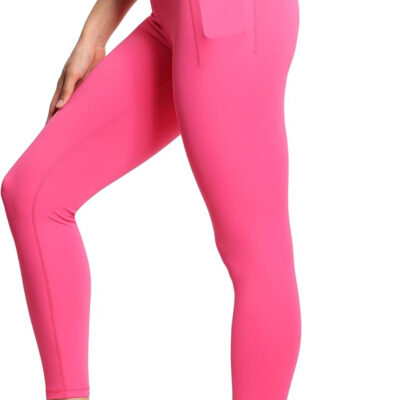 THE GYM PEOPLE Tummy Control Workout Leggings with Pockets High Waist Athletic Yoga Pants for Women Running, Fitness