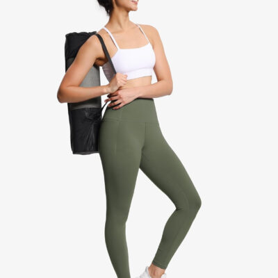 THE GYM PEOPLE Tummy Control Workout Leggings with Pockets High Waist Athletic Yoga Pants for Women Running, Fitness