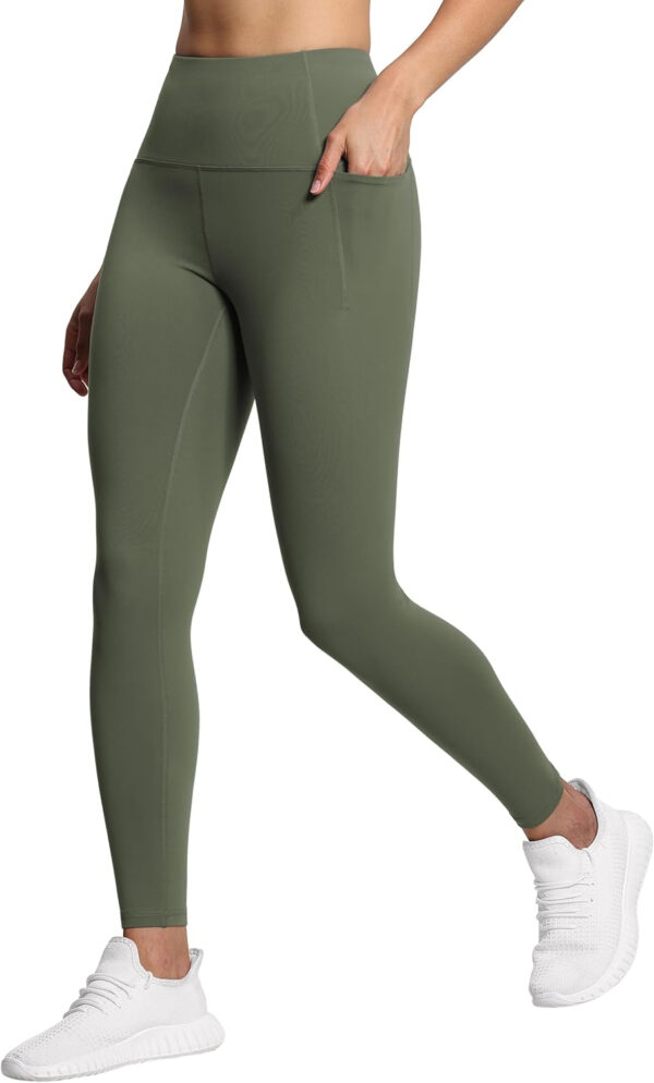 THE GYM PEOPLE Tummy Control Workout Leggings with Pockets High Waist Athletic Yoga Pants for Women Running, Fitness