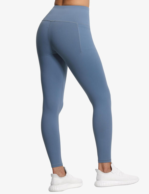 THE GYM PEOPLE Tummy Control Workout Leggings with Pockets High Waist Athletic Yoga Pants for Women Running, Fitness