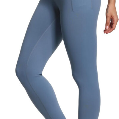 THE GYM PEOPLE Tummy Control Workout Leggings with Pockets High Waist Athletic Yoga Pants for Women Running, Fitness