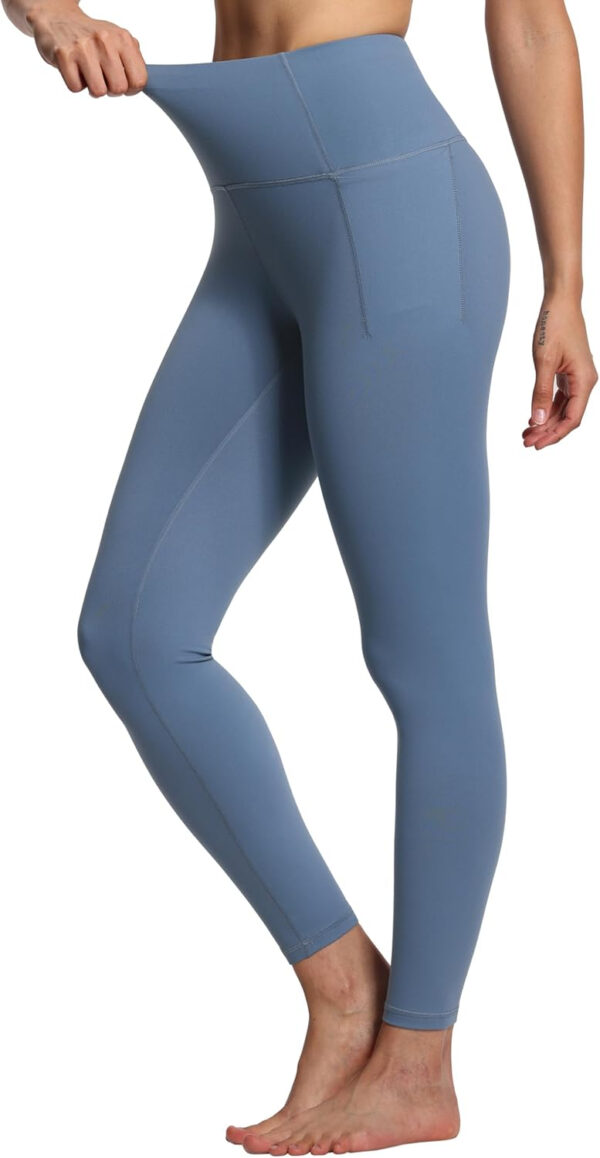 THE GYM PEOPLE Tummy Control Workout Leggings with Pockets High Waist Athletic Yoga Pants for Women Running, Fitness