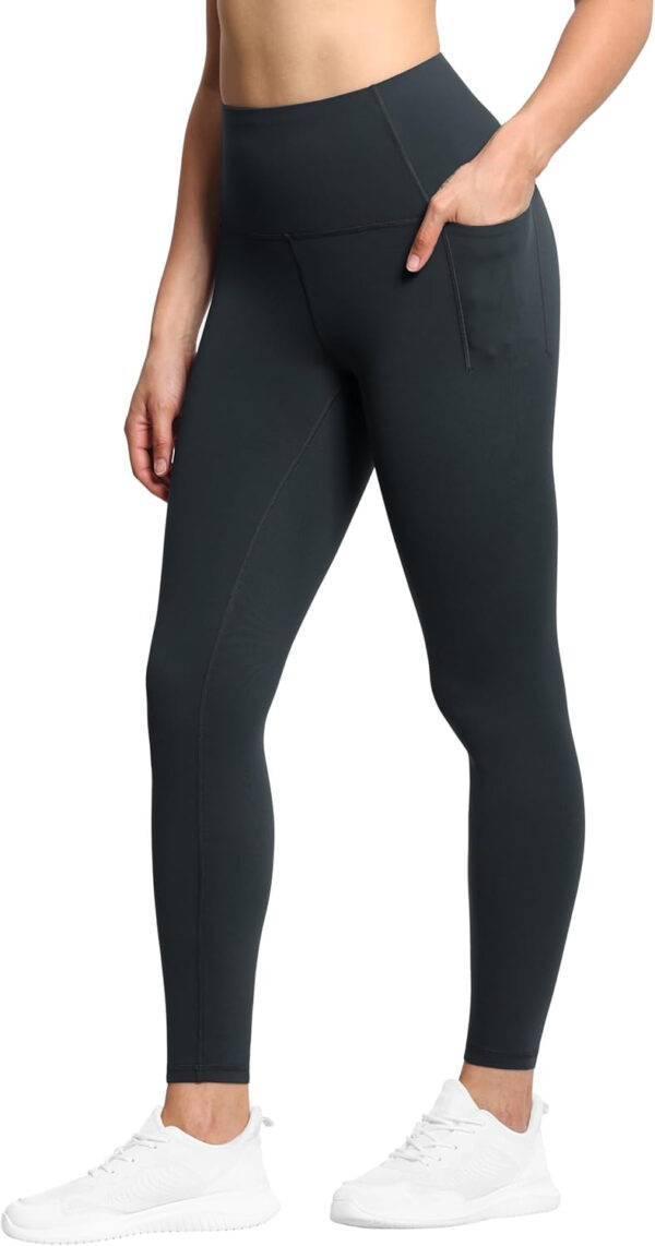 THE GYM PEOPLE Tummy Control Workout Leggings with Pockets High Waist Athletic Yoga Pants for Women Running, Fitness