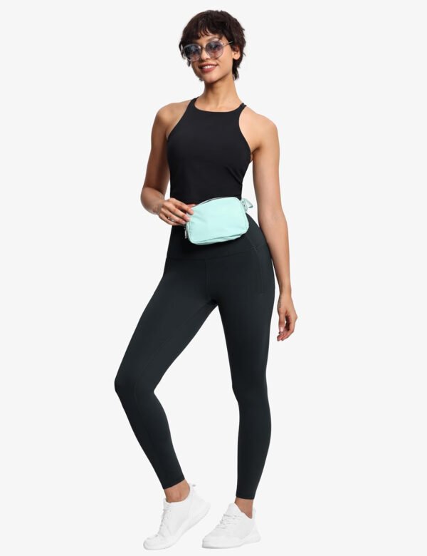 THE GYM PEOPLE Tummy Control Workout Leggings with Pockets High Waist Athletic Yoga Pants for Women Running, Fitness