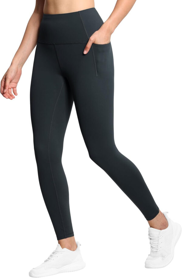 THE GYM PEOPLE Tummy Control Workout Leggings with Pockets High Waist Athletic Yoga Pants for Women Running, Fitness