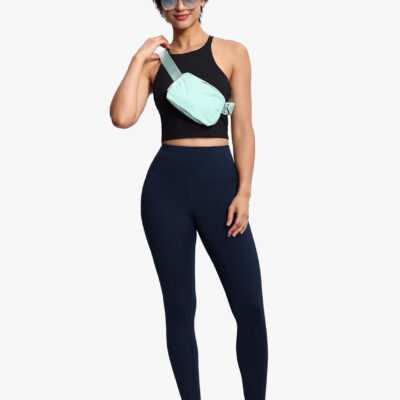 THE GYM PEOPLE Tummy Control Workout Leggings with Pockets High Waist Athletic Yoga Pants for Women Running, Fitness