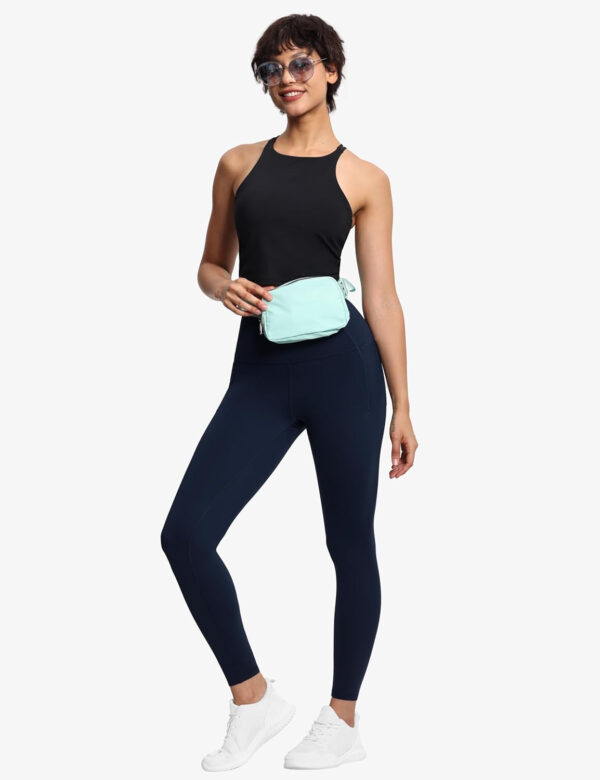 THE GYM PEOPLE Tummy Control Workout Leggings with Pockets High Waist Athletic Yoga Pants for Women Running, Fitness