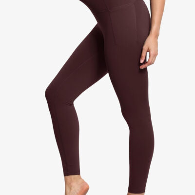 THE GYM PEOPLE Tummy Control Workout Leggings with Pockets High Waist Athletic Yoga Pants for Women Running, Fitness